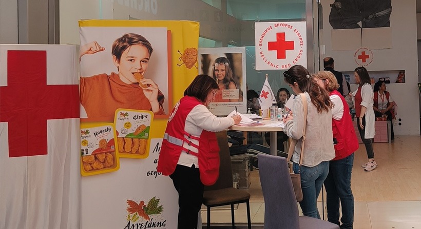 Εθελοντική αιμοδοσία με τη στήριξη της Αγγελάκης